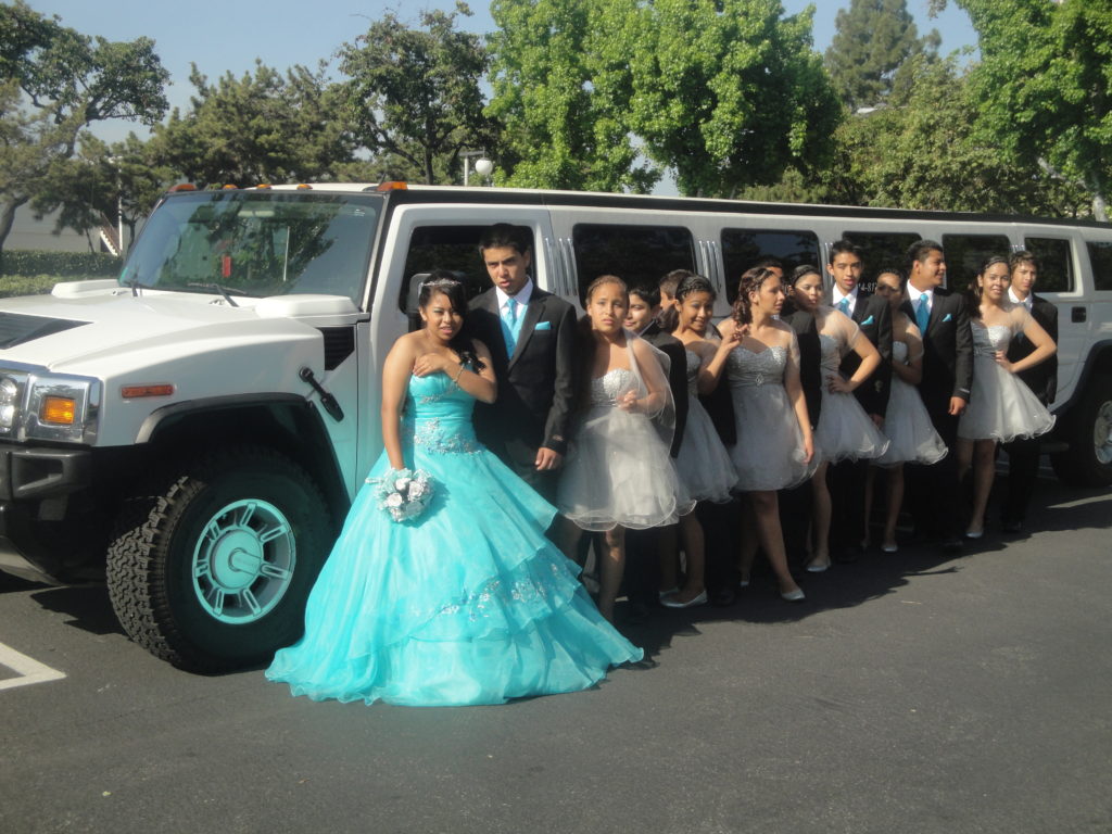 hummer Quinceanera limo