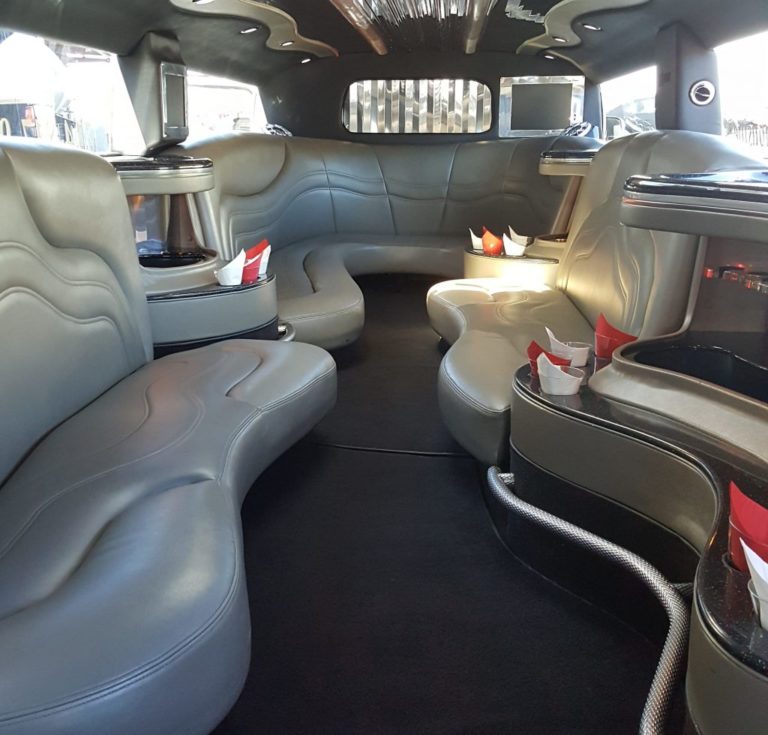 Hummer limo interior