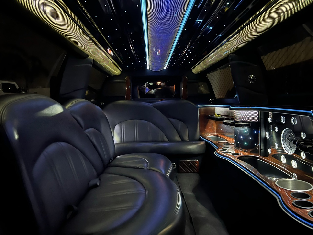 Stretch SUV Limo Interior