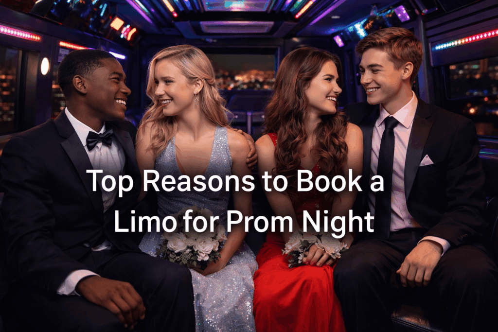 prom night limo fun with friends