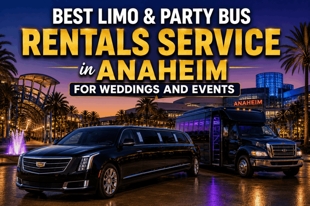 limo & party bus rentals service in anaheim