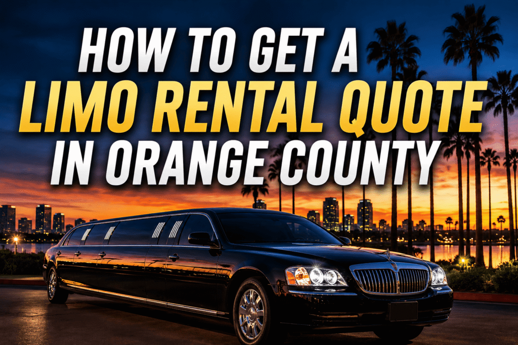 limo rental quote Orange County